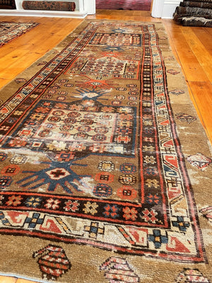 3’4 X 9’10 Antique Serab Runner 