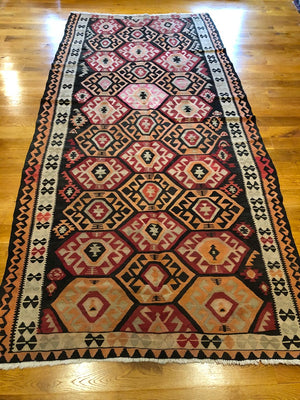 10' X 4'7" Antique Shahsavan Kilim