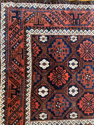 6'5" X 3'6" Antique Shirvan Kilim