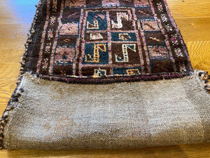 2’7” X 1’6” Antique Small Cushion Pillow Rug