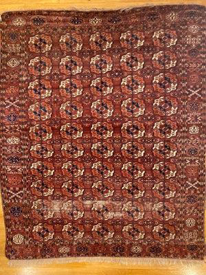 8' X 6'5" Antique Tekke Main Carpet