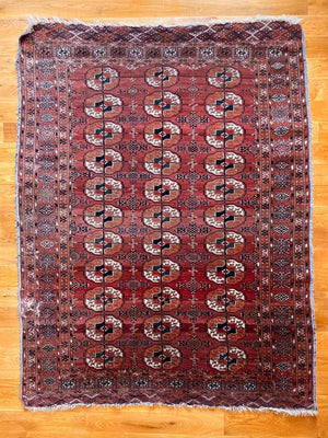 6'7" x 5' Antique Tekke Main Carpet