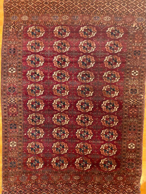 9'5" X 6'7" Antique Tekke Rug