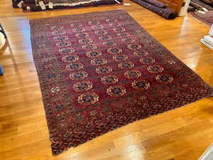 9'5" X 6'7" Antique Tekke Rug