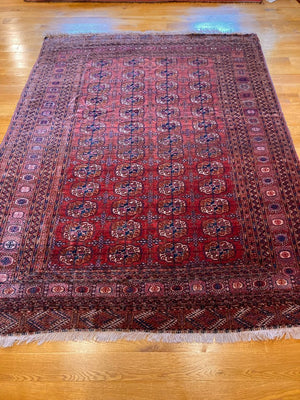 8' X 6'3" Antique Tekke Turkoman Main Carpet