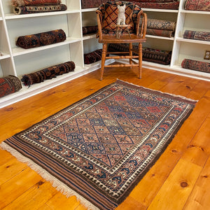 3' X 4'8" Antique Timuri Rug