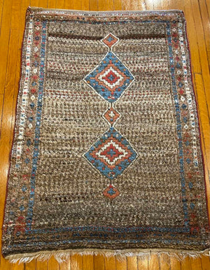 5'8" X 4'1" Antique Tribal Kolyai Kurd Rug