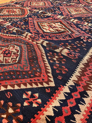 3’10" X 5’10" Antique Turkish Kilim