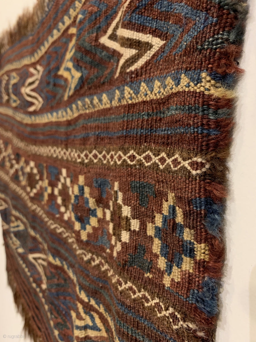 1’9” X 2’3” Antique Uzbek Kilim Bagface