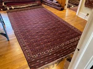 11’8” X 6’8” Antique Yamout Tribal Kilim