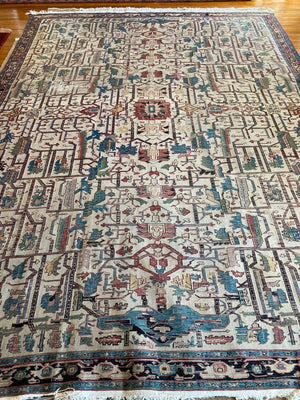 13'6" X 9'8" Azerbaijan Soumak Rug