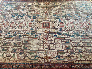 13'6" X 9'8" Azerbaijan Soumak Rug