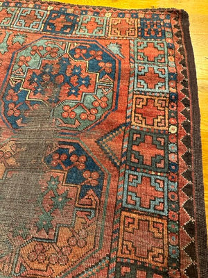 Early Antique Ersari Main Carpet