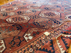 8' X 6'8" Early Ersari Main Carpet