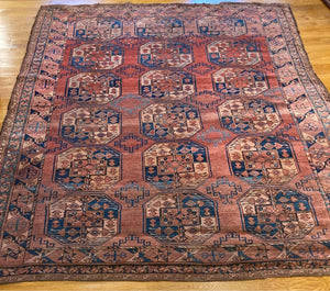 7'10" X 7'3" Early Ersari Main Carpet