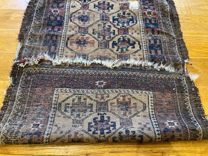 3'2" X 1'11" Early Timuri Small Rug