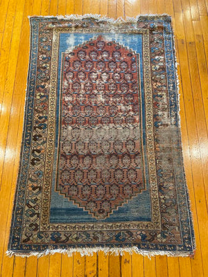 5'2" X 3'4" Fine Antique Azerbaijan Rug