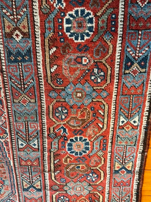 6'2" X 5'2" Fine Antique Khamseh Boteh Rug [SH-103]