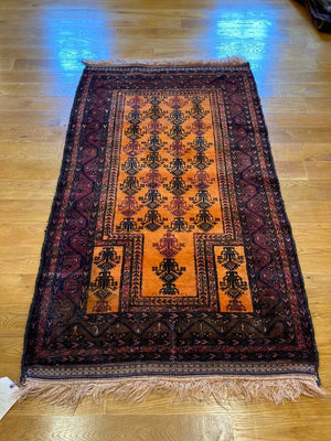 Fine Baluch Goat Hair Prayer Rug