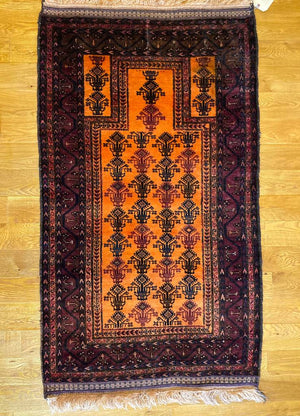 Fine Baluch Goat Hair Prayer Rug