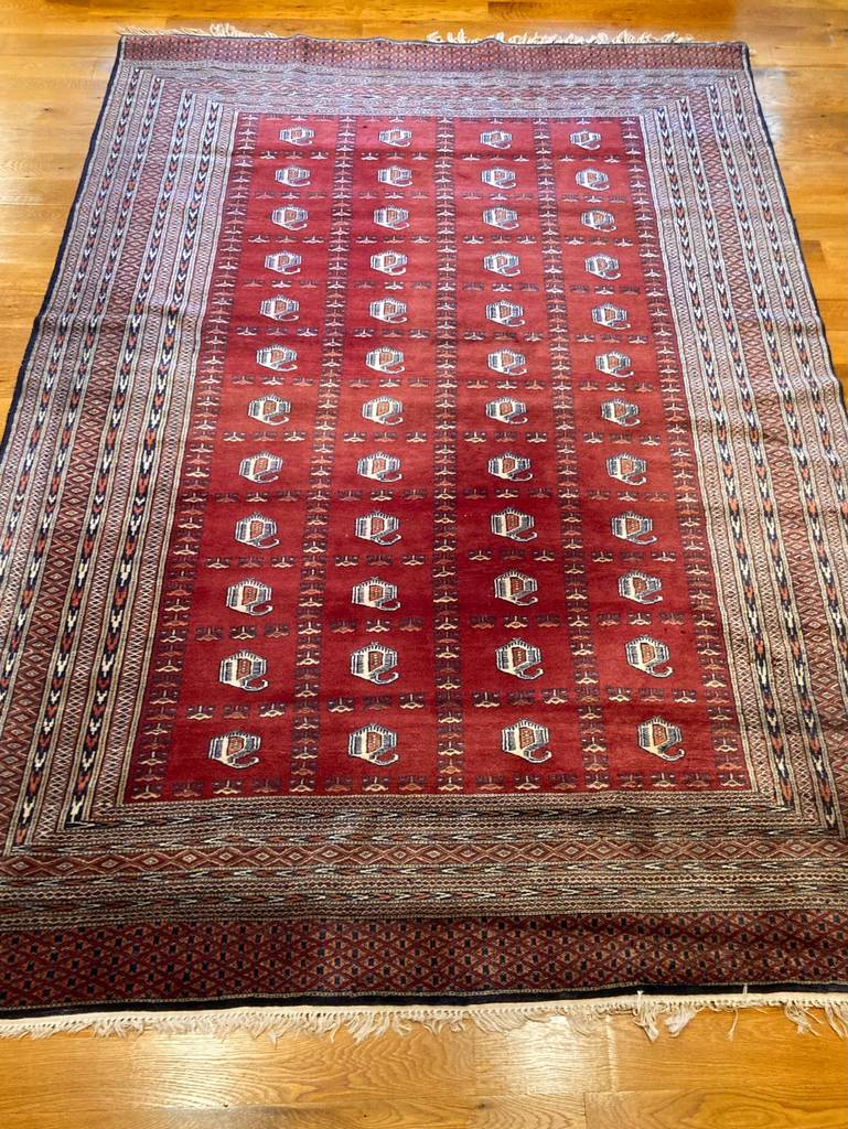 8'10" X 6'2" Fine Bokhara Rug