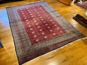 8'10" X 6'2" Fine Bokhara Rug