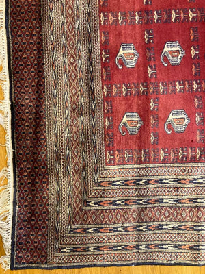 8'10" X 6'2" Fine Bokhara Rug