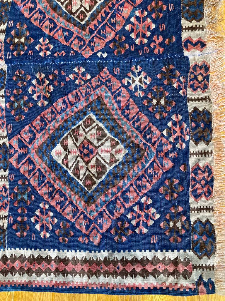 4' X 5'10" Finely Woven Tribal Van Kilim