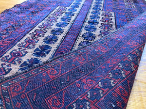 4‘9“ X 3’ Kejebe Baluch Camel Wool Prayer Rug