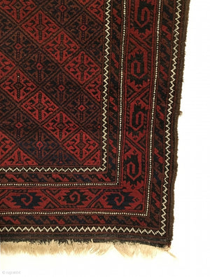 5'6" X 3'2" Khorasan Baluch Rug