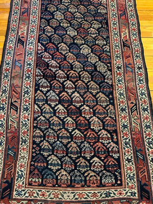 14'5" X 3'8" Kurdish Corridor Carpet