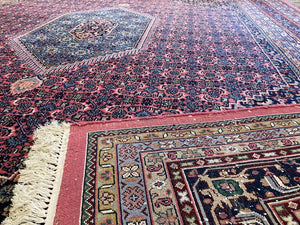 11'10" X 9' Persian Bijar Iron Rug