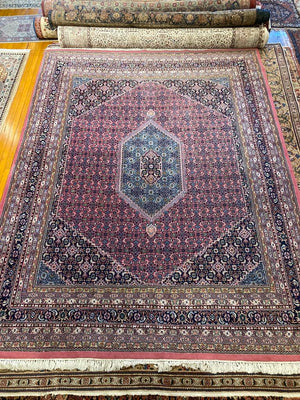 11'10" X 9' Persian Bijar Iron Rug