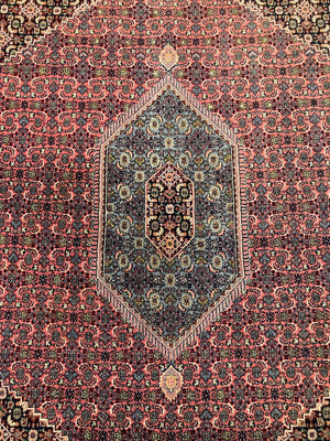 11'10" X 9' Persian Bijar Iron Rug