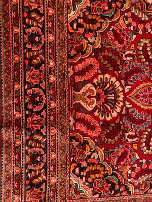 10'10" X 7'11" Persian Lilihan Carpet