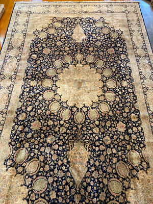 18' X 11'3" Persian Super Kerman Ardabil Carpet