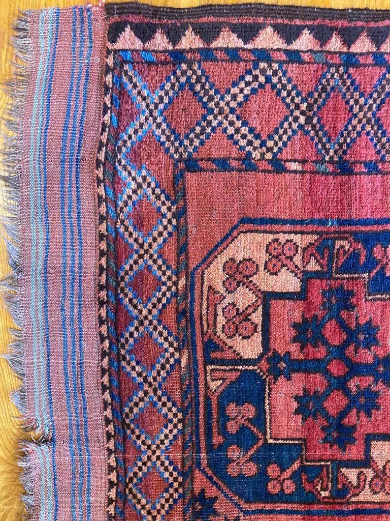 9’1” X 7’1” Rare Antique Ersari Rug