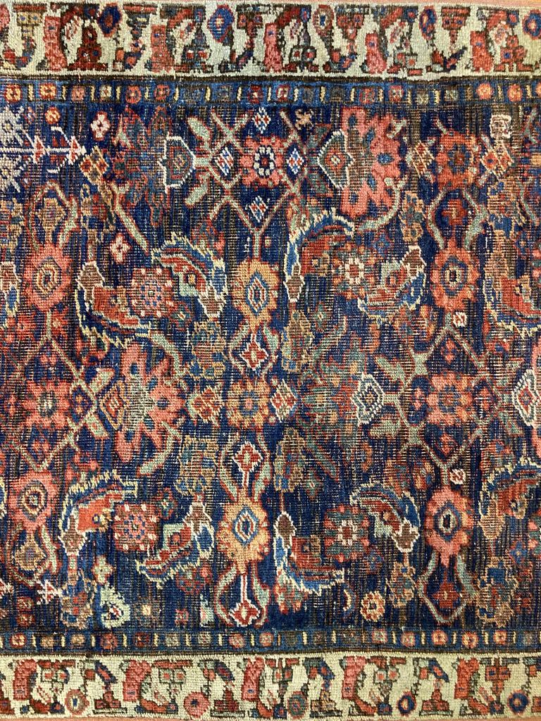 17' X 3'7" Rare Antique Kurdish Bidjar Runner