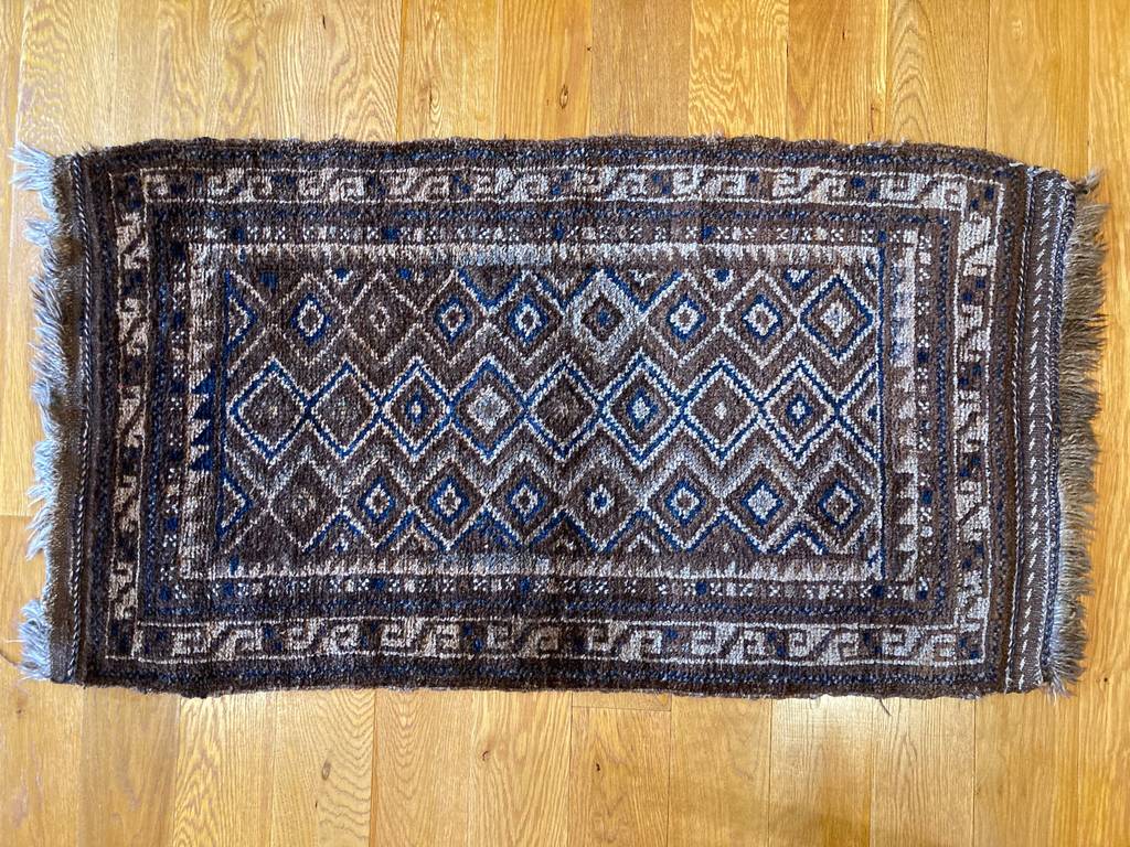 3'8" X 2' Rare Small Afghanistan Tribal Rug