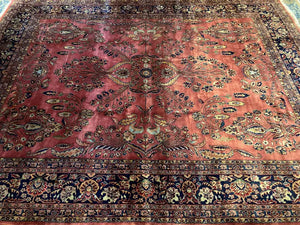 Sarouk Mohajeran Full Pyle Floral Rug