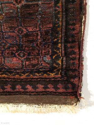 3'5" X 1'10" Small Afghan Baluch Rug