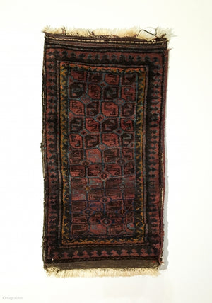 3'5" X 1'10" Small Afghan Baluch Rug