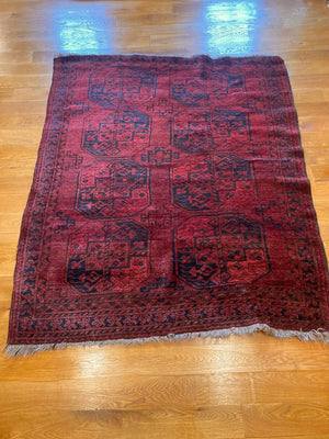 5'7" X 4'6" Small Ersari Rug