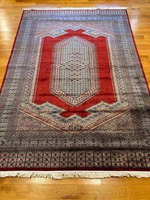 8'11" X 5'11" Super Fine Pak Persian Serab Carpet