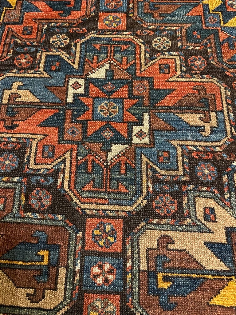 3'7" X 6'4" Veramin Plain Persian Tribal Rug