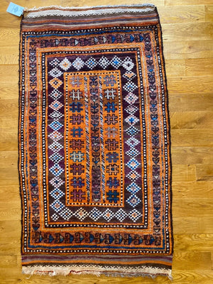 3‘1“ X 5‘5“ Vintage Baluch Rug