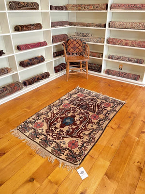 3’2" X 5’ Vintage Caucasian Avar Rug