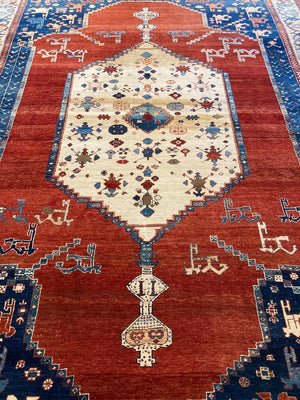 13'6" X 9'10" Vintage Ozipek Kentwilly Rug