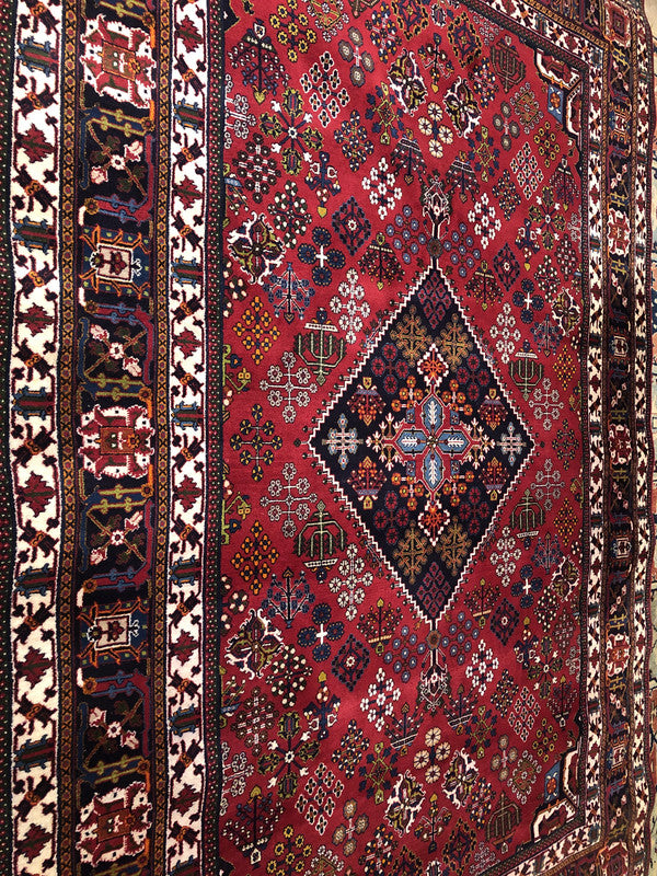 10'10" X 7'2" Vintage Persian Meimeh Rug