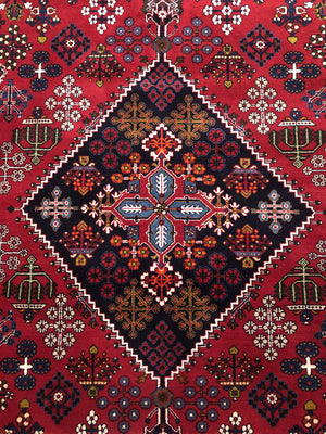 10'10" X 7'2" Vintage Persian Meimeh Rug